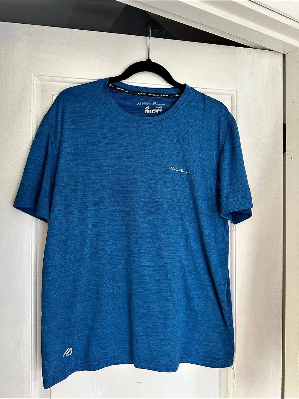 Eddie Bauer FreeDry Motion Short-Sleeve T-Shirt Blue M